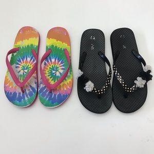 JUSTICE FLIP FLOPS